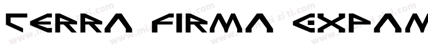 Terra Firma Expanded字体转换